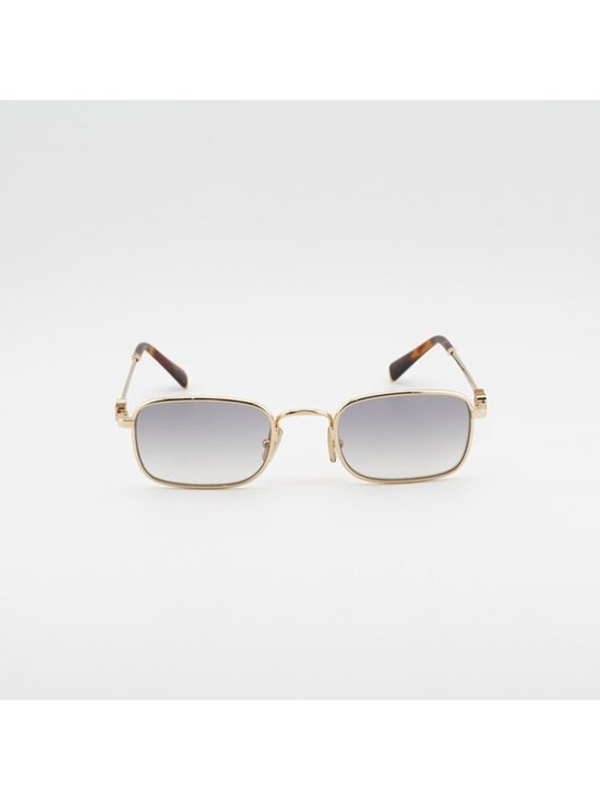 Miu Miu MUA53S 5AK04O Sunglasses Gold Rectangle Frame, Grey Gradient Lenses main image 8